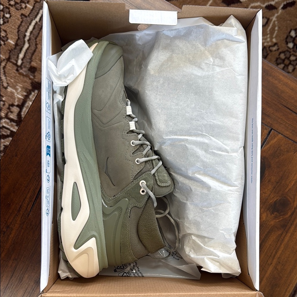 Brand New- Never Worn- Hoka One One M Kaha 3 Low GTX in Olive